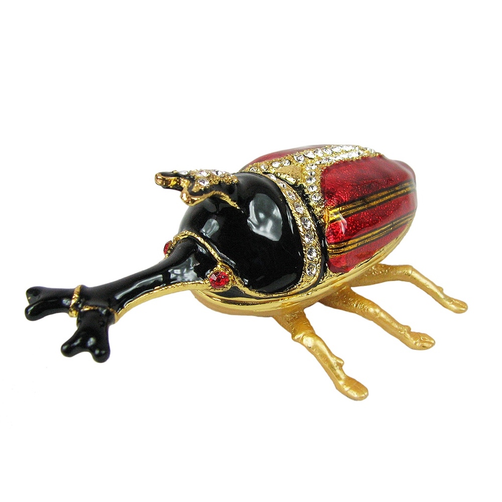 Rucinni Hercules Beetle Swarovski Trinket Box